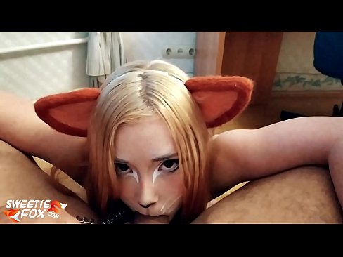 ❤️ Kitsune engole a piça e o esperma na boca ❤❌ Porno em nós